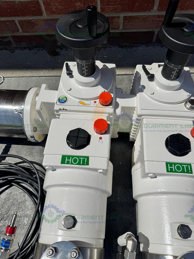 Used Lewa LDD2 Duplex Hydraulic Diaphragm Metering Pump w/ Baldor 5 HP Motor