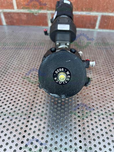 Used Lot of 2 - ITT Pure Flo 9920 Diaphragm Valve 90 PSI w/ 3- Way 3/4" Sanitary Fittings