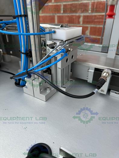 Used Rotec  Pistonmachine For Vial Caps / Stoppers w/ Vibratory Feeder Bowl