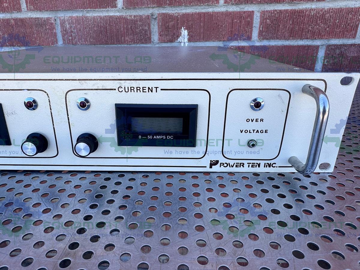 Used Power Ten 3450D-2050 Power Supply 208 VAC, 60 Hz