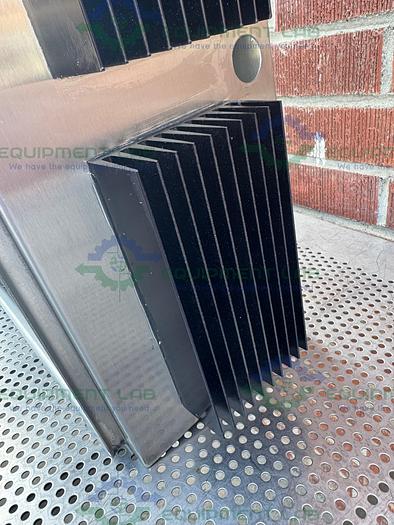 Used Hoffman Stainless Steel Standard Enclosure 17.5" x 11" x 22" w/ Heat Sink