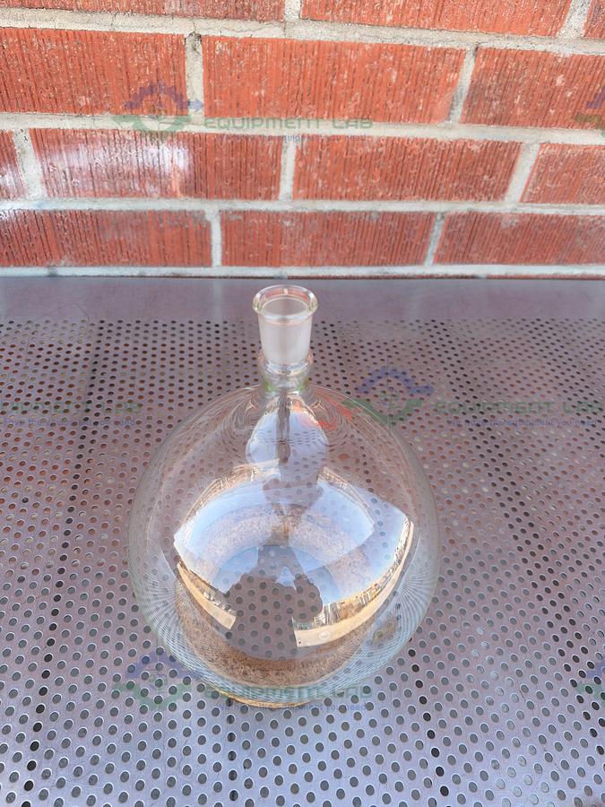 Used Pope Scientific 5000 mL Single Neck Round Bottom Flask