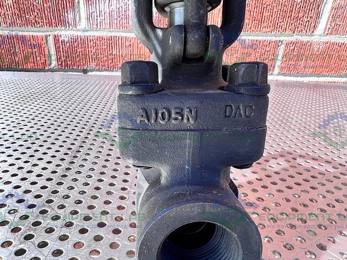 Used Lot of 2 - GWC  A105 Valve 1" Class 800