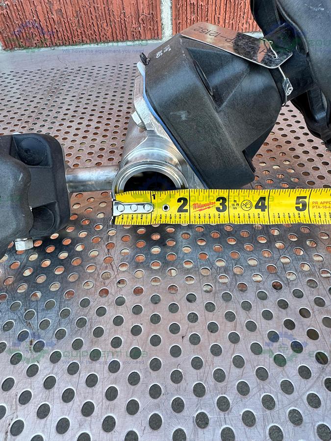 Used 2- ITT Pure Flo RA25MAX Diaphragm Valve w/ 1 1/2" to 1/2" Sanitary Fitting