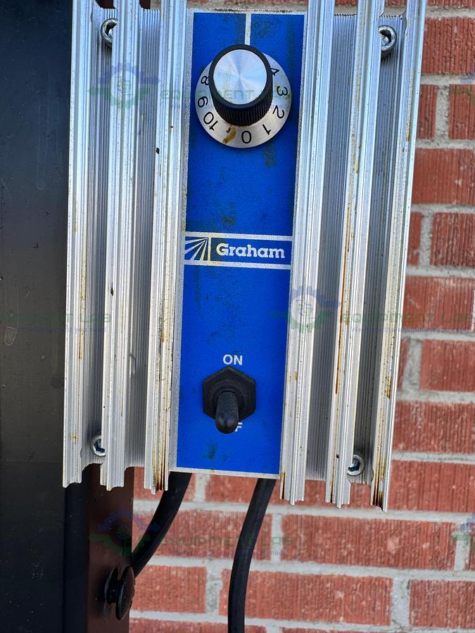 for parts or not working Pope Scientific Wiped Film Evaporator Frame w/ Graham 6017 Motor 1/3 HP