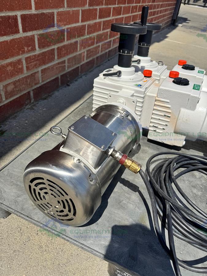 Used Lewa LDD2 Duplex Hydraulic Diaphragm Metering Pump w/ Baldor 5 HP Motor