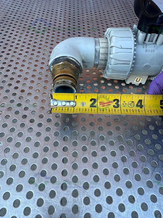 Used Debem IB81-P-HTTPV Air Operated Double Diaphragm Pump 1" Fitting