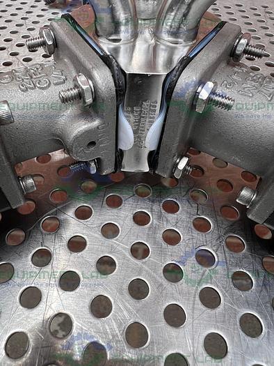 Used 3 ITT Advantage 4 Way Stainless Steel Diaphragm Valves w/ Valve Positioner