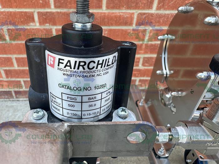 Used Almatec Bioecor B32BN-T-2-X98 Diaphragm Pump 100 PSIG w/ Cart