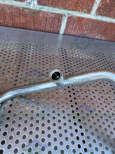 Used ITT Pure Flo .75-316L- RA20MAX 4 Way Diaphragm Valve w/ 3/4" Sanitary Fitting