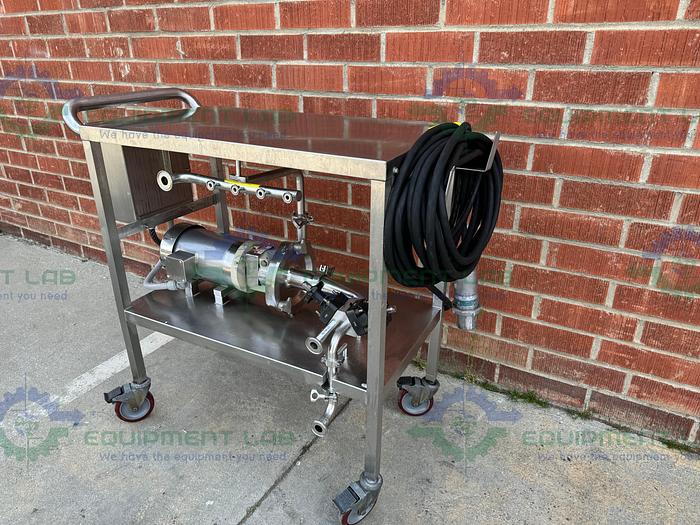 Used Fristam FPX721-140 Centrifugal Pump w/ Stainless 1 HP Motor, 480V, Controller