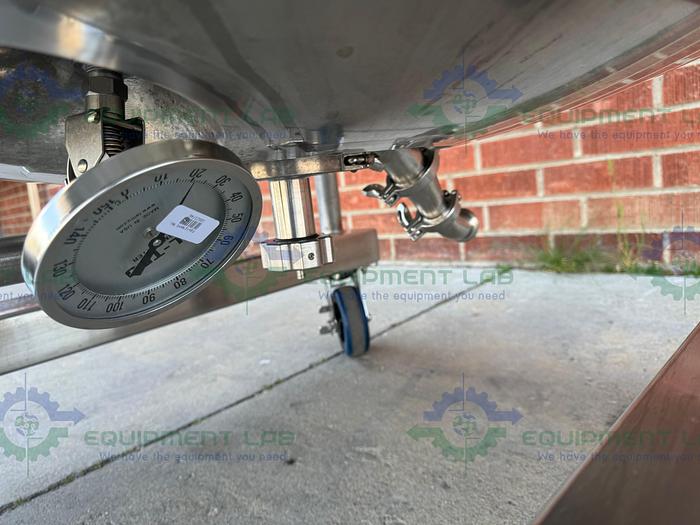 Used Northland 500 Liter Stainless Steel Jacketed Reactor FV/ 45 PSI w/ 0.5 HP Mixer