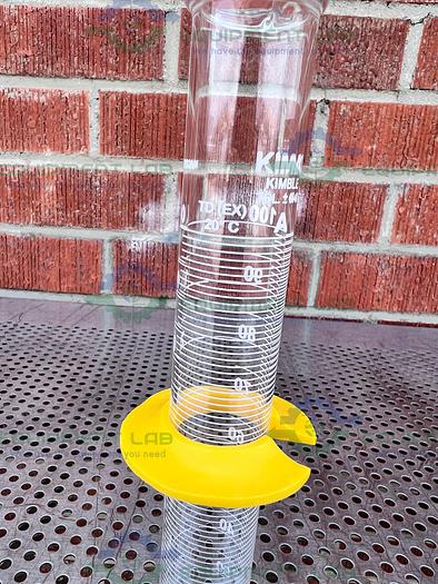 Used Kimax Kimble 20028-W Class A 250 mL Graduated Measuring Cylinder w/ Pour Spout