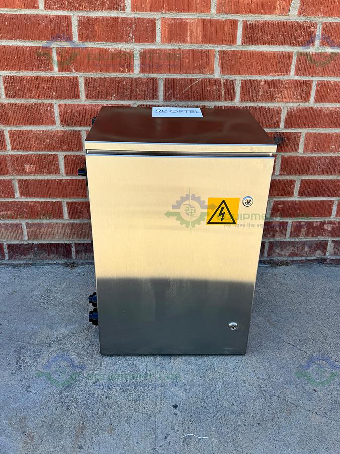 Used Optel Vision LineMaster OP300 18x12x28 Stainless Steel Enclosure 120VAC