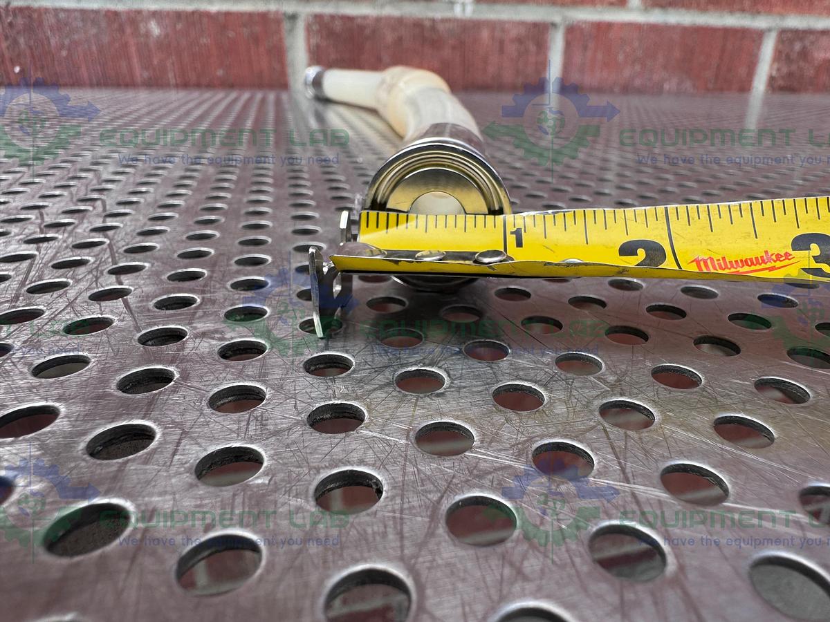 Used Saint Gobain SBP 0500 Pure Fit 18" Hose w/ 1/2" Sanitary Fitting