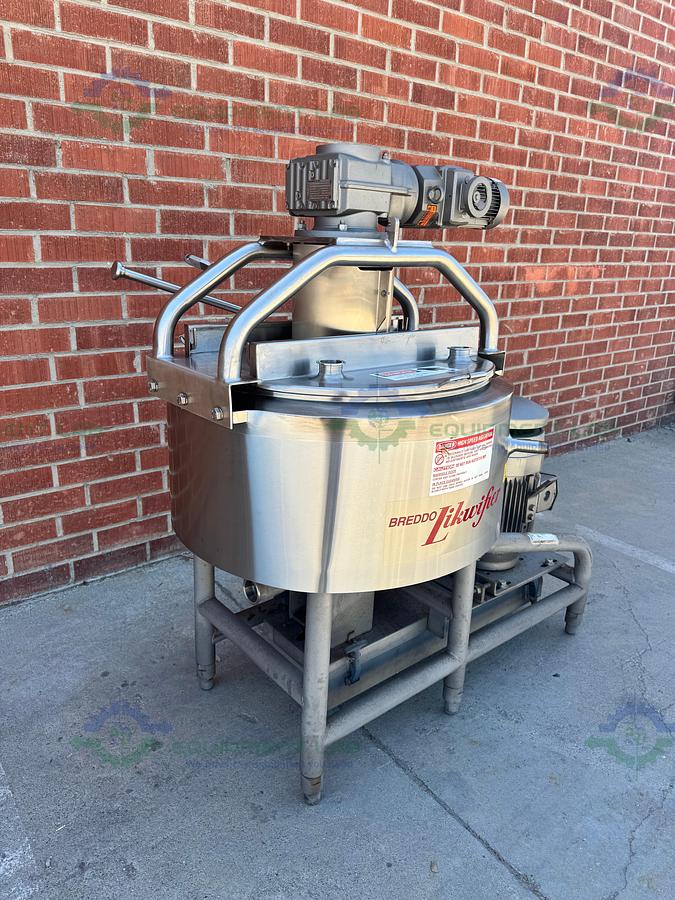 Breddo Likwifier Unused Jacketed 25 Gallon w/ Scrape Agitation mfg 2006