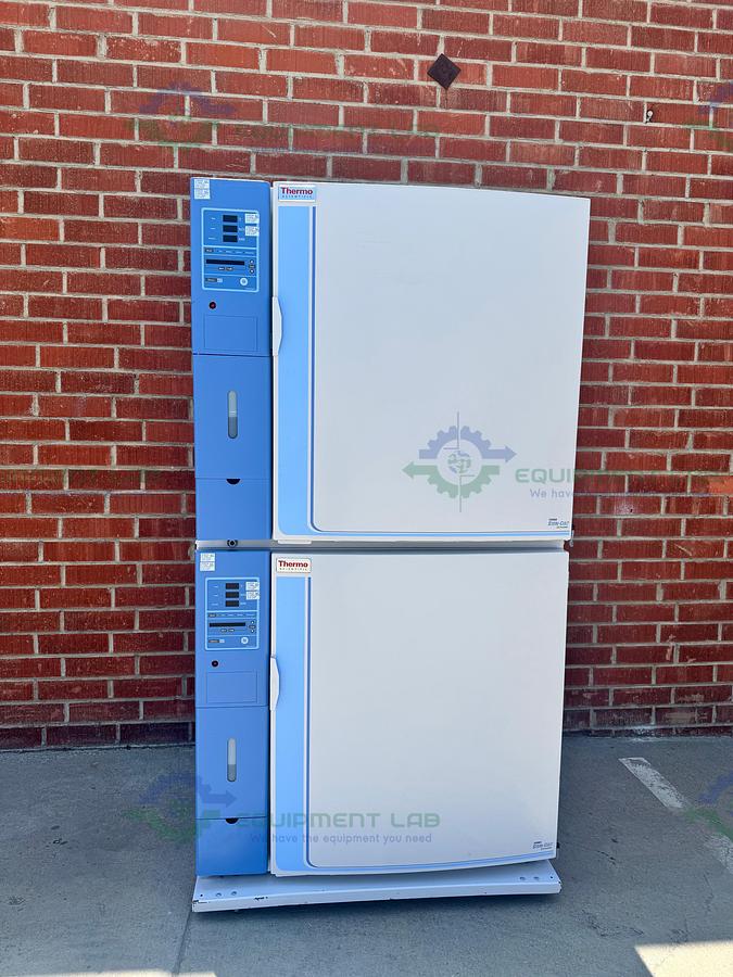 Used Thermo Forma 3310 Steri-Cult Double Stack CO2 Incubator, 11 cu. ft, 50C