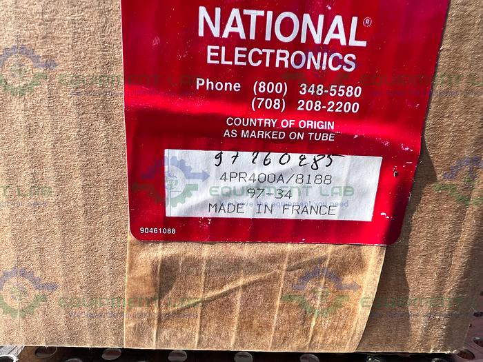 Used National Electronics 4PR400A Power Tetrode / Radio Vacuum Tube 97-34