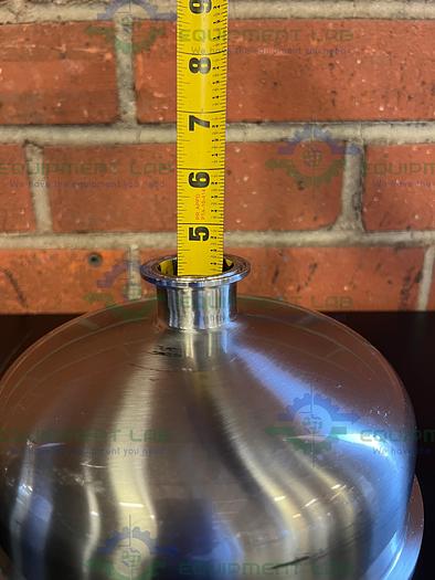 Used Stainless Steel  Cylindrical Reducer 1 1/2" to 8 1/2" Sanitary Fittings