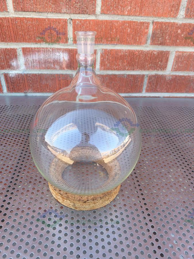 Used Pope Scientific 5000 mL Single Neck Round Bottom Flask