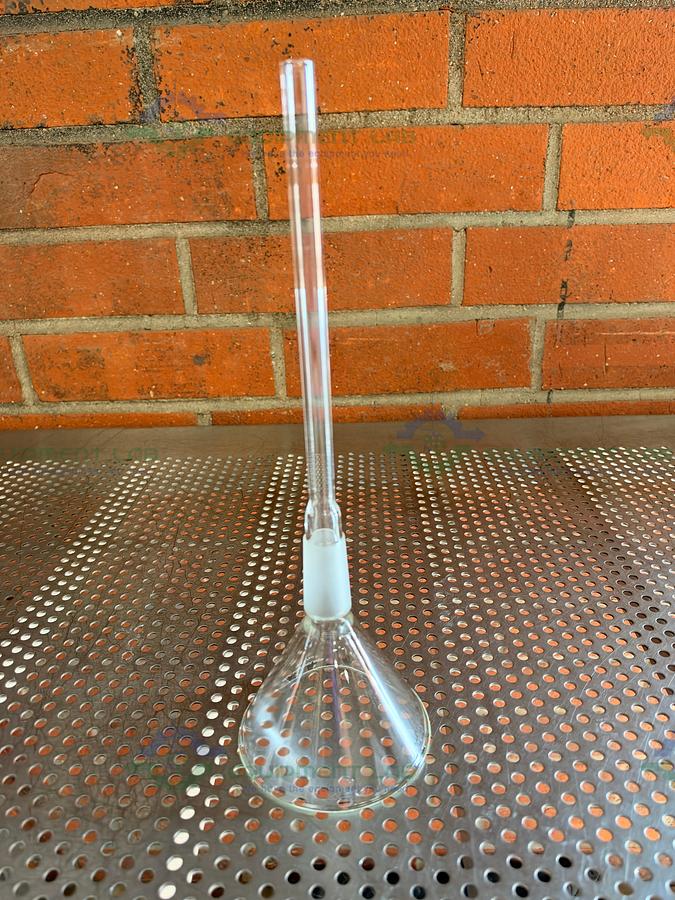 Used Chemglass 100 mm Cone Shaped Funnel w/ 24/40 Joint Fitting