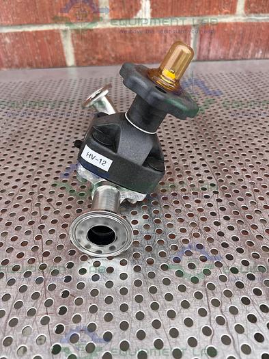 Used ITT Pure Flo  1-316L-SFV5-CWP150 Diaphragm Valve w/ 1" Sanitary Fitting