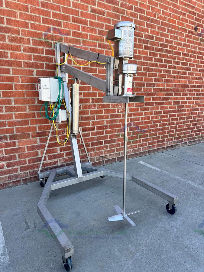 Used Admix  100RXGF-050 RotoMixx 1/2 HP w/ Admix Frame, ABB Controller 480V