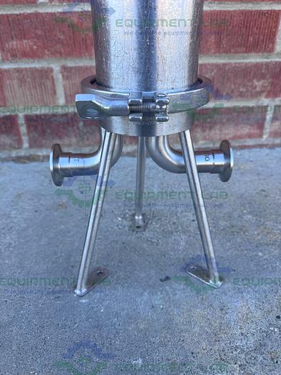 Used Allegheny Bradford F-777401 Stainless Steel Cartridge Filter Housing