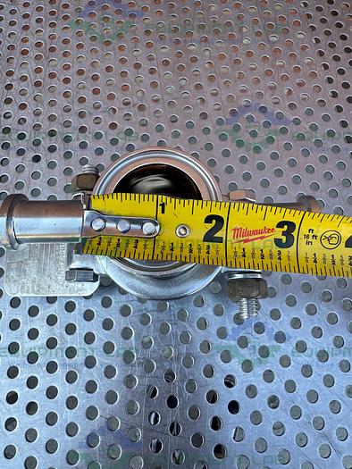 Used BS&B FR-C Safety Head 1" Fitting w/ 45 PSIG Rupture Disc, 3/4" Tee Fitting