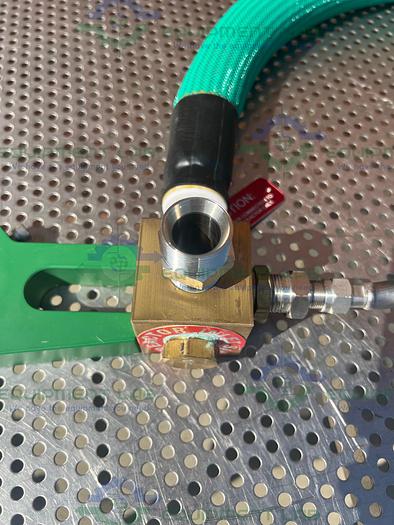 Used Huber Insulated Flexible Chiller Hose 38" w/ 1.5" Beaded Fitting