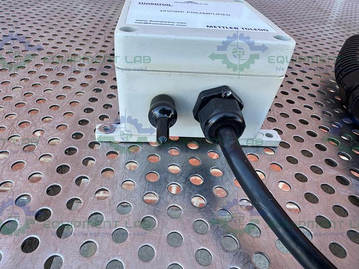 Used Mettler Toledo SNCH 03 ATEX 3590 X Electrode w/ Thornton 1200-21 pH Amplifier
