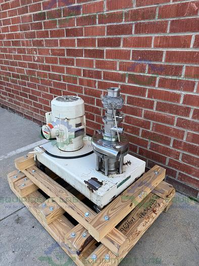 Used Tri Clover F3218MD-B40 Stainless Steel Tri Blender Mixer 480V w/ 10 HP Motor