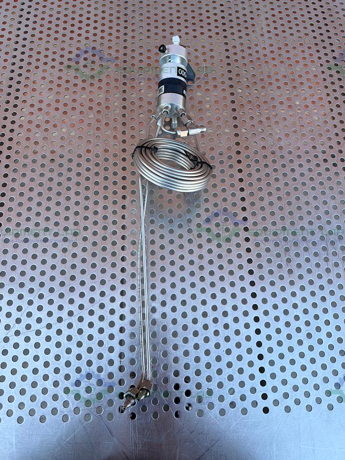 Used Rheodyne 3725i-038 Stainless Steel Front Loading Sample Injection Valve