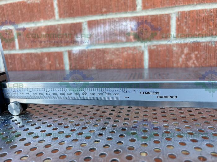 Used Beta Precision Industries  Peak Stand Microscope 50x w/ Electronic Ruler 24"