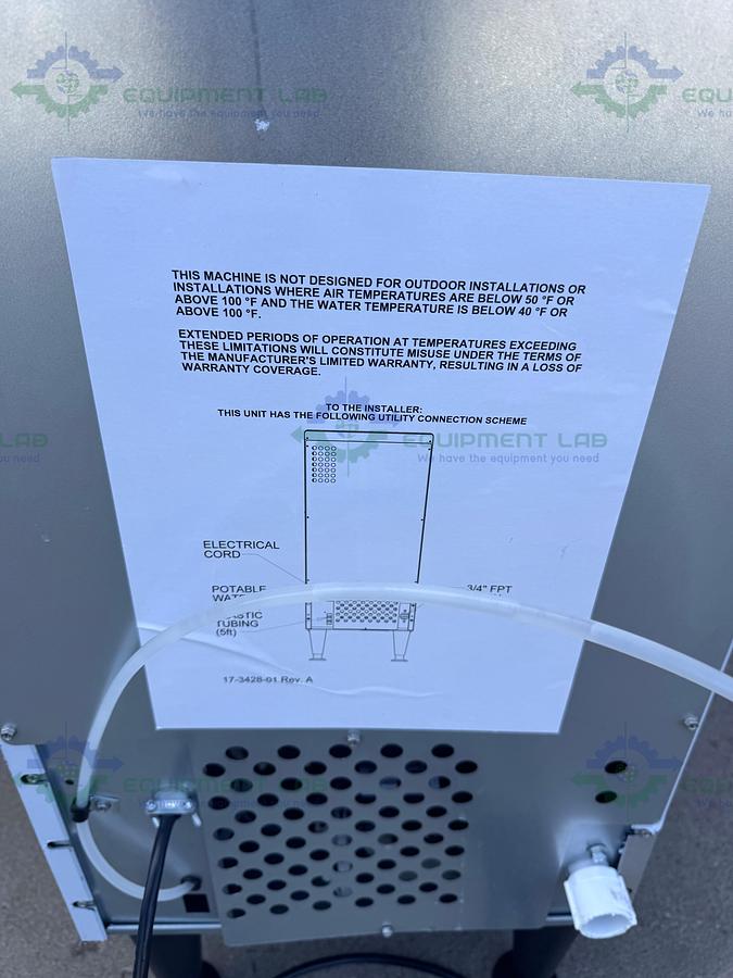 Used Scotsman UF1415A-1A Undercounter Ice Maker With Bin Flake Style Air-cooled