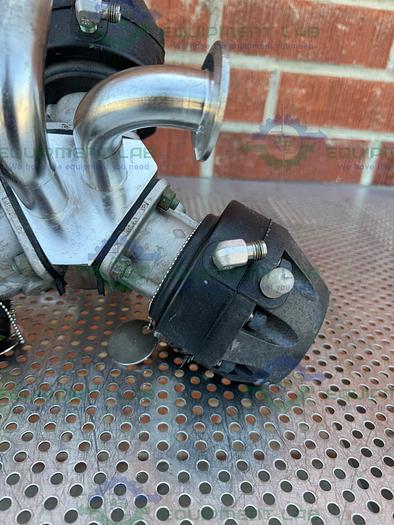 Used 3 ITT Pure Flo Advantage 4 - Way Diaphragm Valve w/ 1" Sanitary Fitting