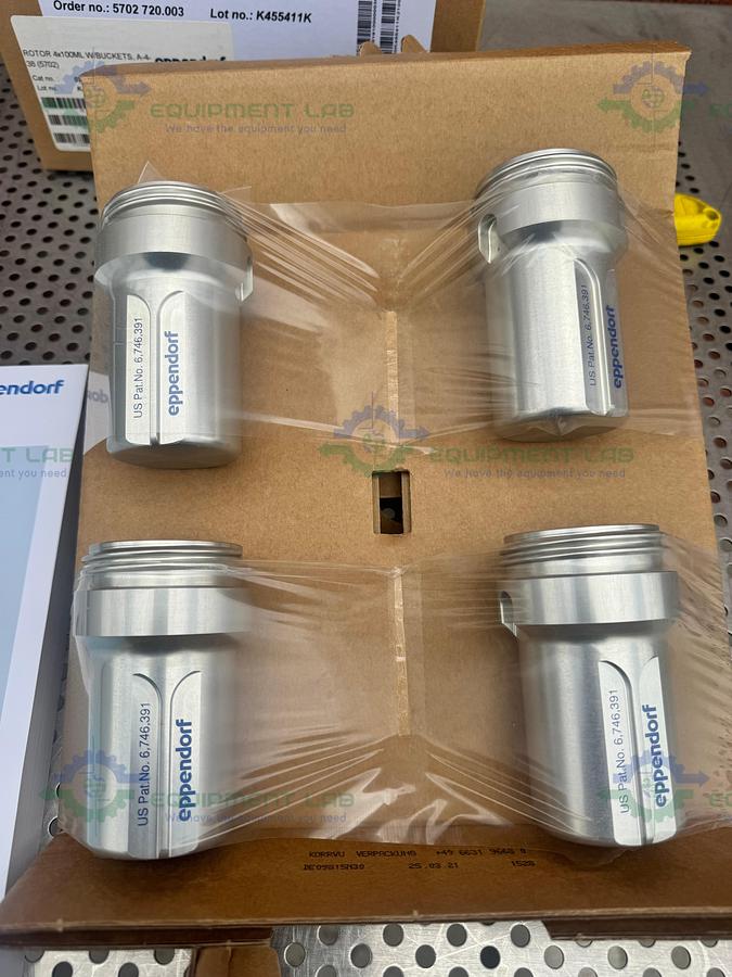 Eppendorf 5702R Refrigerated Centrifuge w/ Swing Bucket Rotor and Accessories