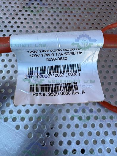 Used MKS 9599-0680 Filter Housing Heater / Jacket 4" x 5 1/2", 120V