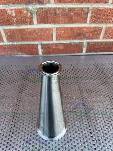 Used Snob 710  Stainless Steel 11" Reducer  w/ 1 1/2" to 4" Sanitary Fitting