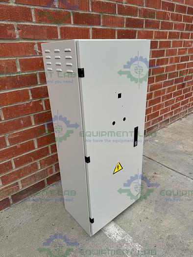 Used Unbarnded Metal Enclosure 19.5" x 14" x 48" w/ 1 Top Shelf, Key