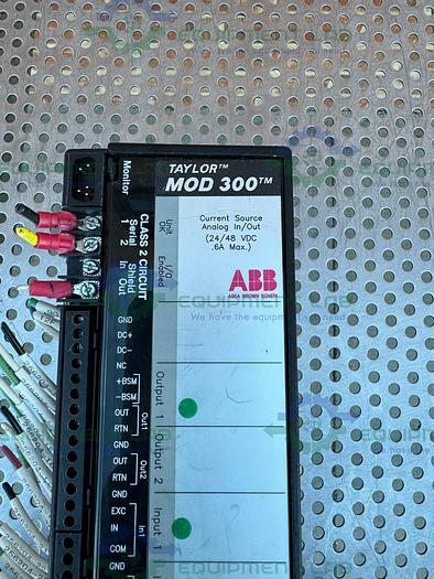 Used Taylor ABB  Mod 3000 Distributed Control System 24/48 VDC, Class 2 Circuit