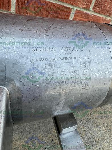 Used Fristam FPX731-160 Centrifugal Pump w/Stainless 1 1/2 HP Motor, 480V, Controller