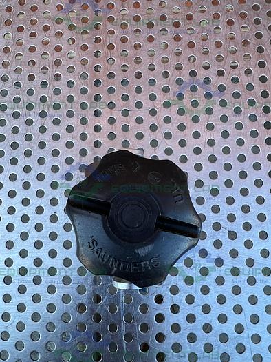 Used Saunders  Diaphragm Valve w/ 1/2" Sanitary Fitting