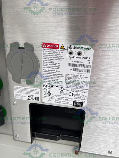 Used Allen Bradley 2711P-T10C21D8S Series B Panelview Plus 7 Touch Display