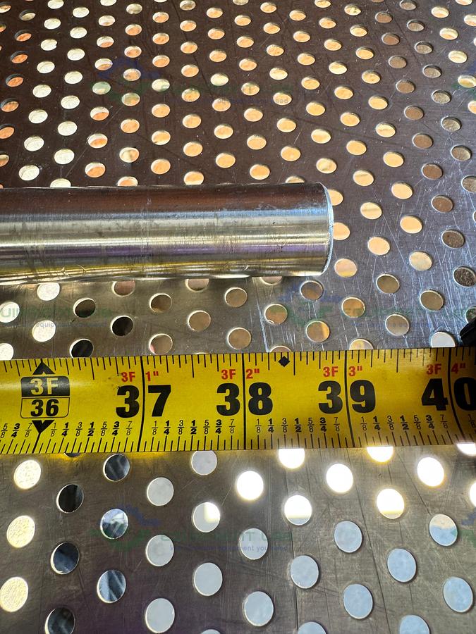 Used Unknown Stainless Steel Impeller Shaft / Mixing Rod 39" Height x 1"