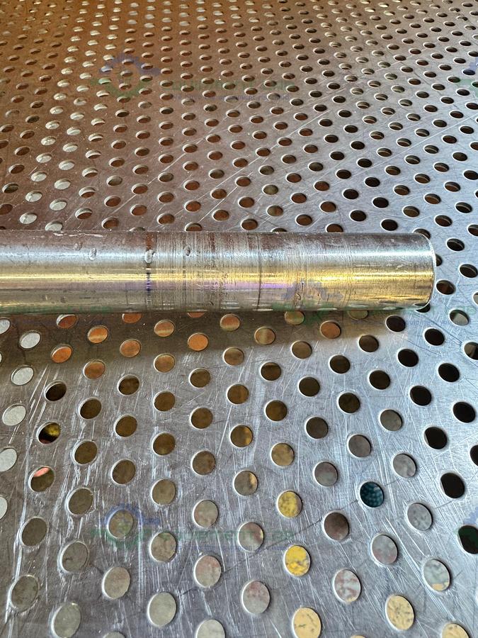 Used 55" Stainless Steel Mixing Shaft 1" Diameter w/ 12" Impeller