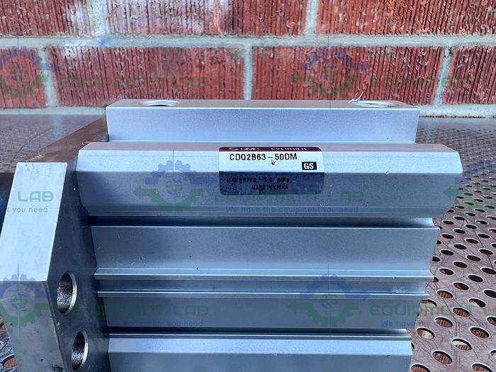 Used SMC CDQ2B63-50DM Compact Cylinder