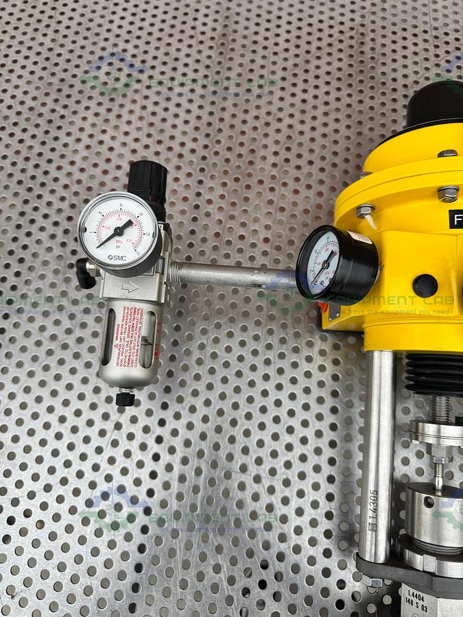 Used Kammer Valves 185037 Pneumatic Valve w/ ABB TEIP 11 I/P-Umformer/Converter