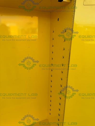 Used JustRite 45 Gallon Flammable Liquid Storage Cabinet w/ Soft Close Doors, Key