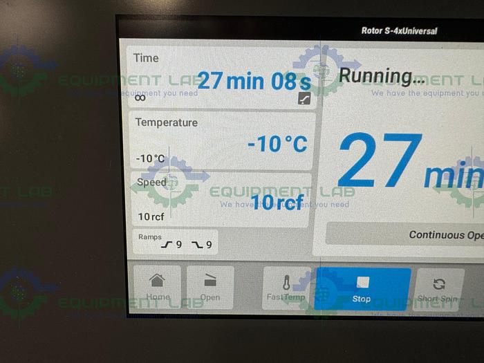 Used Eppendorf 5910Ri Refrigerated Centrifuge w/ S-4X Universal Rotor 4500 RPM